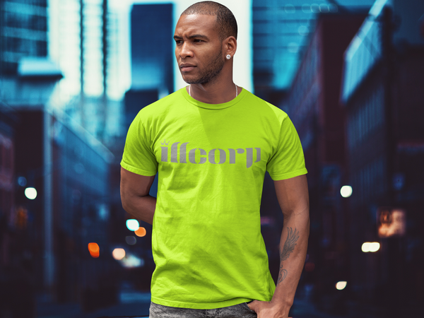 Presenter Pil Utilfreds Men's Illcorp Logo T-shirt - Reflector – Illcorp Apparel