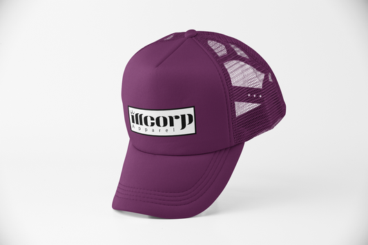 Illcorp Patchwork Trucker Snapback - Purple