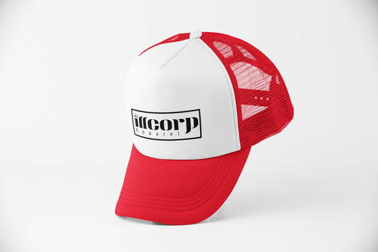 Illcorp Patchwork Trucker Snapback - Red